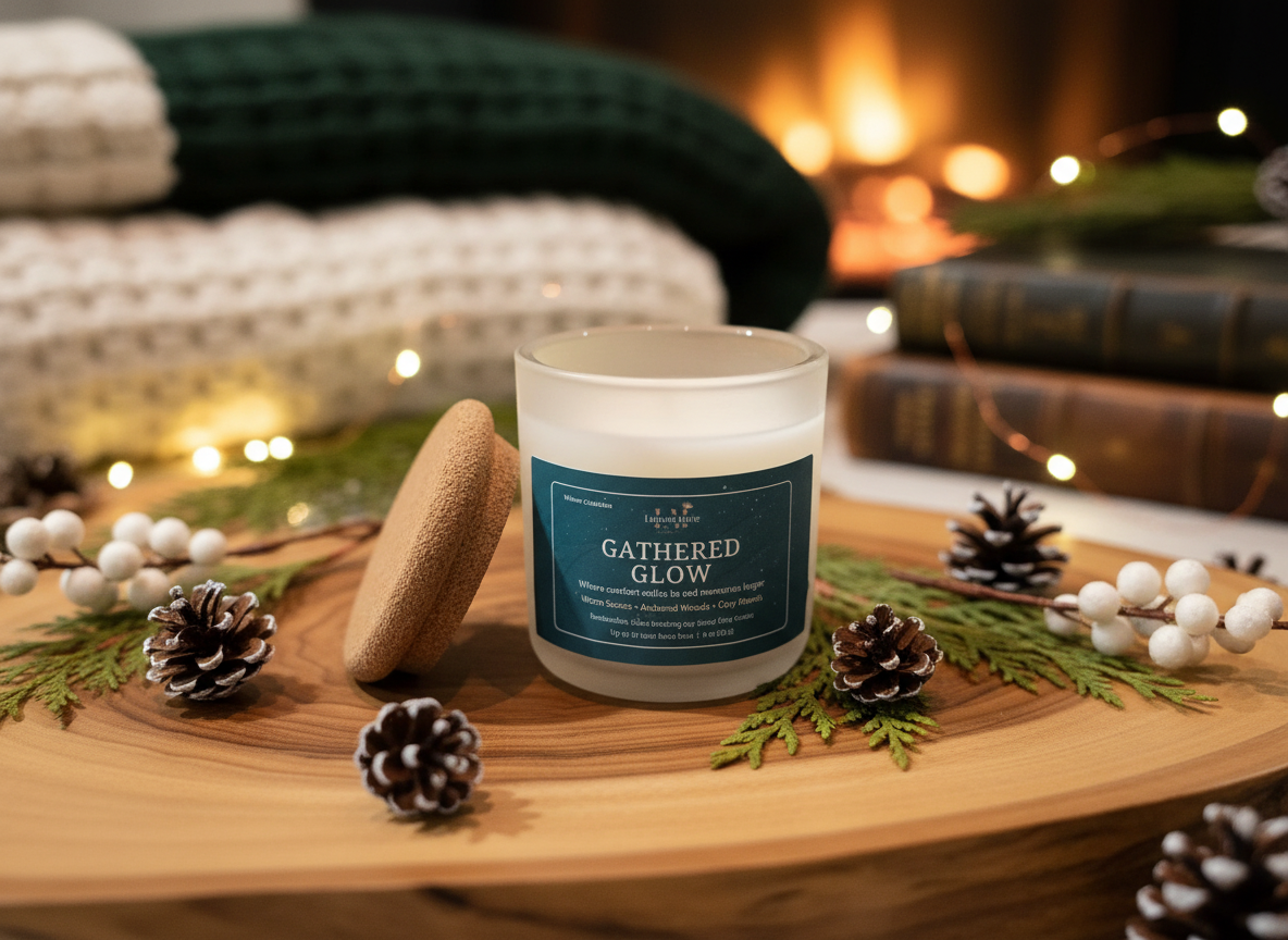 Gathered Glow Candle