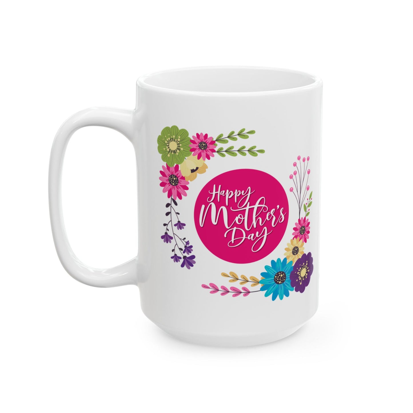 Happy Mother’s Day Floral Mug – A Thoughtful Gift for Mom