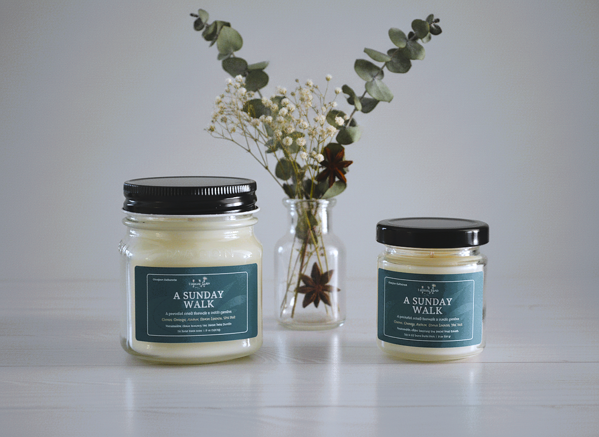 A Sunday Walk Candle