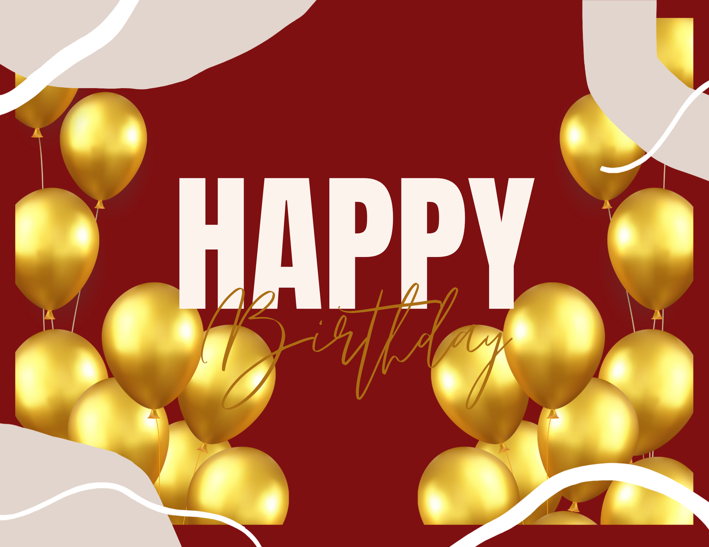 Happy Birthday Formal Gift Card